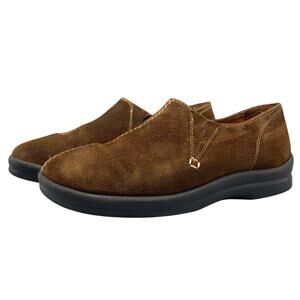 Footprints Birkenstock Cambria Shoes Size 40 US 9 Slip On Suede Leather Brown